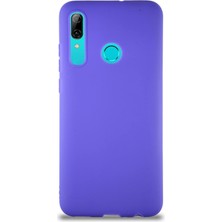 Happy Trend Huawei P Smart 2019 ile Uyumlu Kılıf Soft Premier Renkli Silikon Kapak - Mor
