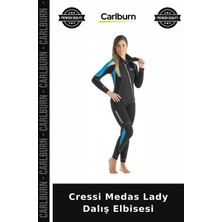 Carlburn Özel Üretim Cressi Medas Lady Dalış Elbisesi Yüzme