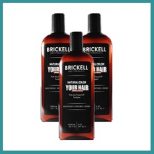 Bt Teknik Brickell Erkeklere Özel Anti-White Saç Sakal Bakım Şampuanı 237 ml x 3 Adet Bez