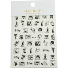 Zero Land Concepta Eldiven Tattoo Dövme Sticker Siyah