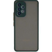 Meks Samsung Galaxy A73 5g Kılıf Montreal Silikon Kapak - Yeşil