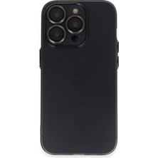 Meks Apple Iphone 13 Pro Kılıf Luko Lens Silikon - Siyah