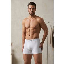 Meca Erkek Casual Comfort Günlük Beyaz Boxer