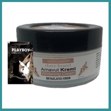 Bt Teknik Süper Three Brand Arnavut Kremi Whitens Cream 50 ml Sel Antikara Kremi + 1 Adet Jel Hediye Bez