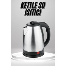 Meks Su Isıtıcı 220 - 240 V Paslanmaz Çelik Kettle Uzun Ömürlü 2000 Watt - Bayi Depom