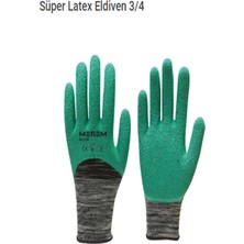 Büyük Shopping Meşem Süper Latex Eldiven 3/4 EL530 Lateks Kaplama