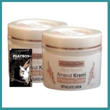 Bt Teknik Süper Three Brand Arnavut Kremi 100 ml Whitens Cream Antikara Kremi + 1 Adet Jel Hediye Bez