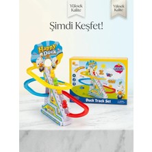 Meks Happy Duck Otomatik Merdiven Tırmanan Işıklı ve Müzikli Ördek Seti