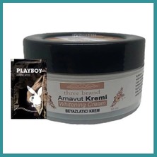Bt Teknik Three Brand Arnavut Kremi Whitens Cream 50 ml Sel Antikara Kremi + 1 Adet Jel Hediye Bez