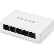 Milas Toptan mt Gigabit Ethernet Switch 5 Port - Beyaz LV-GS05