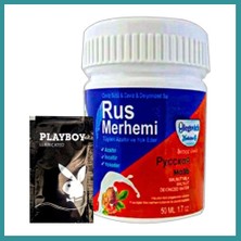 Bt Teknik Rus Merhemi Blue 22-2:0024 Glegnid Rus Merhemi 50 ml Tüy Kremi+ Yanında Jel - Bez