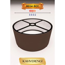 Milas Toptan mt Kahverengi Lambader Başlığı 35 cm Mega Boy