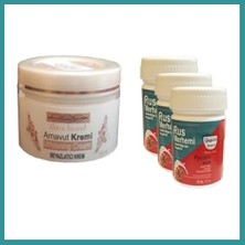 Bt Teknik Süper Three Brand Arnavut Kremi + Rus Merhemi 50 ml 3 Adet Bez