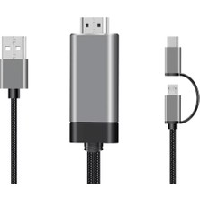 Milas Toptan mt Skygo ZR775 LD36 3 In 1 USB To Hdtv Cable Görüntü Aktarıcı