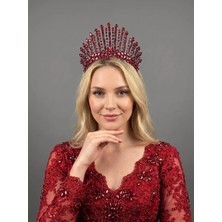 Magic Tiara Kına Gecesi Için Işıltılı Kristal Gelin Tacı – 7  Farklırenk Seçeneği