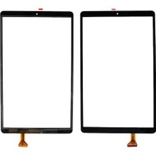 Retro Samsung Galaxy Tab A 10.1 2019 SM-T510 SM-T515 Dokunmatik Cam / Siyah