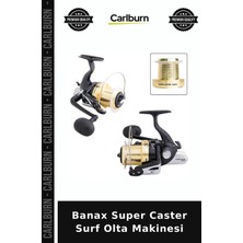 Carlburn Premium Banax Super Caster Surf Olta Makinesi Ekipman Balıkçılık Hobi