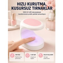 Milas Toptan mt LED Mini Oje Kurutucu Taşınabilir Hızlı Kuruma Cihazı 3 LED Işıklı Yeni Nesil