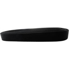 Milas Toptan mt Siyah - 2cm Paça Lastik Yassı Geniş 10MT