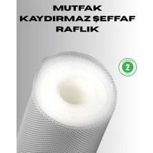 Milas Toptan mt Kaydırmaz Şeffaf Raflık Çekmece Örtüsü 45X300 cm