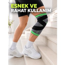 Milas Toptan mt Ayarlanabilir Çapraz Bantlı Sporcu Dizliği Örme Esnek Diz Destekleyici