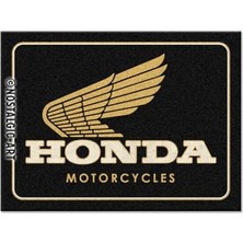 Honda Mc Metal Buzdolabı Magneti, 6 x 8 Cm, Altın Motosiklet Tasarımı