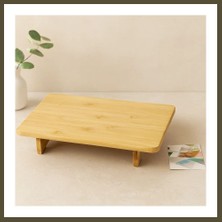 Northcity Bambu Ahşap Dikdörtgen Sunum Panosu 32.5X21.5 cm Ayaklı 5 cm Bx