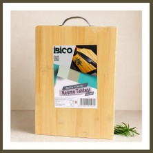 Northcity Metal Kulplu Bambu Kesme Tahtası 26X36X1.7 cm Bx