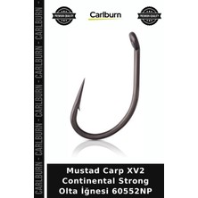 Carlburn Premium Mustad Carp Xv2 Continental Strong Olta Iğnesi 60552NP Spor Malzemesi Balıkçılık Hobi