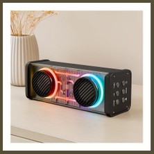 Northcity Taşınabilir Bluetooth Hoparlör 20W USB Şarjlı Işıklı Bx