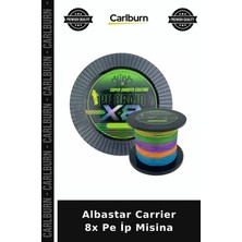 Carlburn Özel Üretim Albastar Carrier 8x Pe Ip Misina Tatlısu Olta Ipi Göl