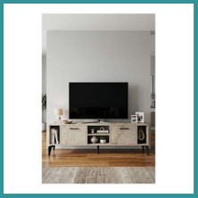 Bt Teknik Linya Tv Sehpası Suntalam Ekru 160X35 cm Bez