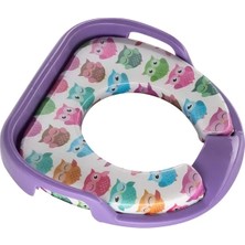 Milas Toptan Milas Softy Jumbo Kids Çocuk-Bebek Yanlardan Tutmalı Yumuşak Süngerli Klozet Kapağı Adaptörü