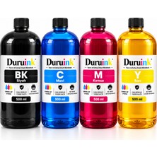Duruink Canon Pixma G2400 GI-490 Uyumlu Mürekkep Seti 4X500ML 4 Renk