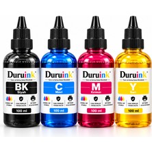 Duruink Canon Pixma G3410 GI-490 Uyumlu Mürekkep Seti 4X100ML 4 Renk
