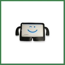 Bezos iPad 2025 10.9 10.nesil (A16) Kılıf Karakter Tablet Silikon - Siyah BEZOS16