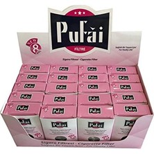 Sigara Filtresi Normal Boy 8 mm Ağızlık 600 Adet 20 Kutu Pembe