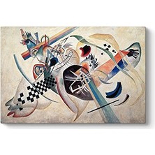 Wassily Kandinsky, On White Tablosu 45 x 30