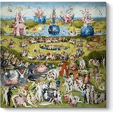 Hieronymus Bosch Dünyevi Zevkler Bahçesi Tablosu 50 x 50