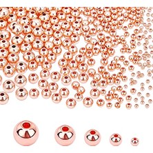 3 mm Rose Gold Kaplama Desensiz Yuvarlak Metal (5 Gram)