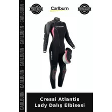 Carlburn Delux Serisi Cressi Atlantis Lady Dalış Elbisesi Giyim Deniz Su Altı