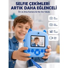 Milas Toptan Milas Selfie Özellikli Çocuk Fotoğraf Makinesi Mürekkepsiz Termal Baskı Teknolojisi