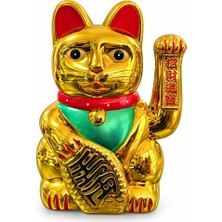 Milas Toptan Milas Güneş Enerjili Sallanan Şans Kedisi - Maneki Neko TCX6163