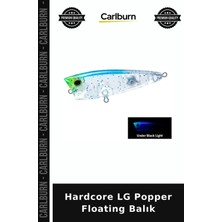 Carlburn Özel Üretim Hardcore Lg Popper Floating Balık Aktivite Deniz Suni Yem