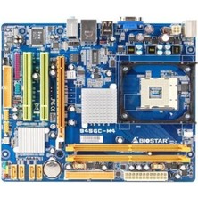 Retro Biostar 945GC-M4 Intel LGA478 945GC/ICH7 Fsb 800MHZ Ddr2 667MHZ Pc Anakart