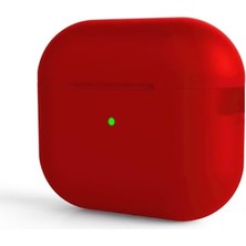 Airpods Pro 2 Için Kırmızı Standart Silikon Kılıf