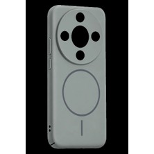 Marsilyan Huawei Honor Magic 8 Lite Mika Pc Magsafe Kapak - Gri