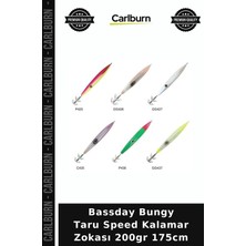 Carlburn Özel Üretim Bassday Bungy Taru Speed Kalamar Zokası 200GR 175CM Açık Hava Hobi Deniz Avı