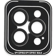 Uravas Store Uraselect Joko Apple Iphone 15 Pro Max Pvd Metal Kamera Lens - Siyah