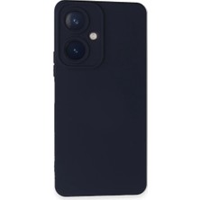 Uravas Store Uraselect Vivo Y27 Kılıf Nano Içi Kadife Silikon - Lacivert